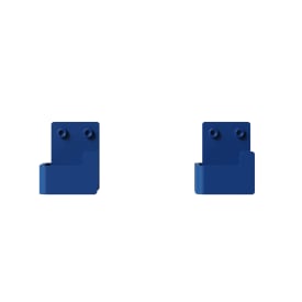 Nichba håndkleknagg, 2 stk, blå