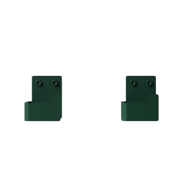 Nichba håndklædekrog, 2 stk, grøn