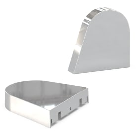 Ledvance endestykker til Linear spejllampe, krom