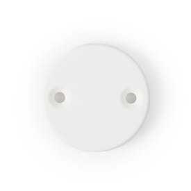 Evit sladdhållare, vit