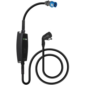 7,4kW mobil lader 1-faset 3P 6-16A 230V 5 mtr kabel