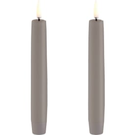 6 st Uyuni LED kronljus, batteri, beige