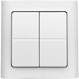 Jumitech Zigbee 3.0 Green Power batteriløst lysdæmper med 4-tryk