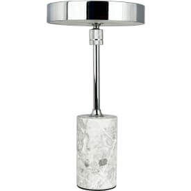 Dyberg Larsen Starlight uppladdningsbar bordslampa, grå marmor