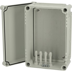 Montagekasse EKJB MPI 130 G 280x190 mm m/gråt låg og mont.plade