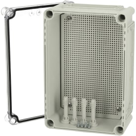 Montagekasse EKJB MPI 130 T 280x190 mm m/klart låg og mont.plade