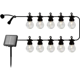 Sirius Lucas solcelle lyslenke, startsett, klare lyspærer