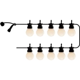SIRIUS LUCAS UDENDØRS LYSKÆDE SORT/MATHVID - STARTSÆT