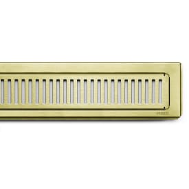 Purus Line Rib rist og ramme, 900 mm, messing