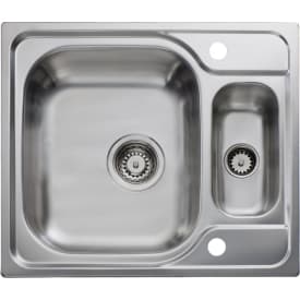 Intra Universe 150 køkkenvask, 58x50 cm, rustfrit stål