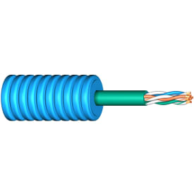 100 meter Flexrør 20mm med Datakabel Kat.6 U/UTP Dual LSZH Dca R100