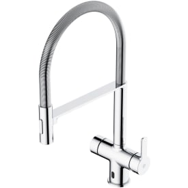 Gustavsberg Estetic kjøkkenarmatur, uttrekkbar tut, krom