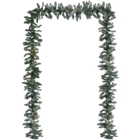 Sirius Anton girlander med lys