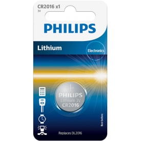 10 stk Philips Lithium CR2016 batteri