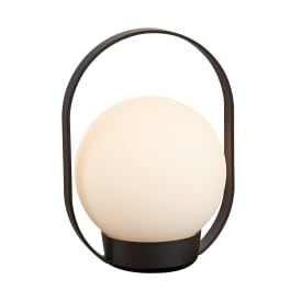 Antidark Palla uppladdningsbar bordslampa, svart