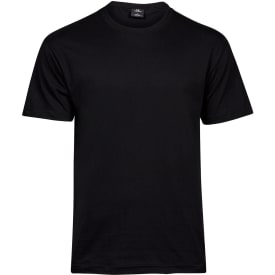 Tee Jays Basic t-skjorte, sort, str. 5XL