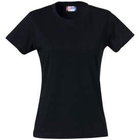 Clique Basic dame T-shirt, Sort, S