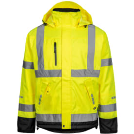 Lyngsøe vinterjakke, Hi-vis Gul/Sort, 5XL