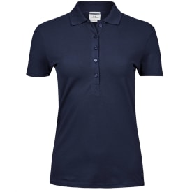 Tee Jays Luxury Stretch dame polo T-shirt, Navy, M
