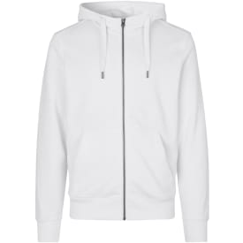 ID Core hættetrøje med lynlås, Hvid, 2XL