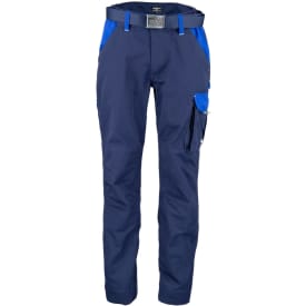 Kramp Original arbejdsbukser med bælte, Marine/Kongeblå, 3XL