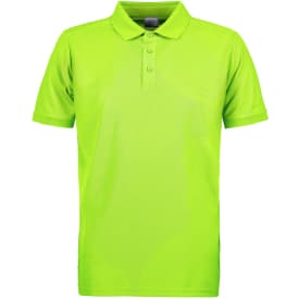 GEYSER funktionel polo T-shirt, Limegrøn, S