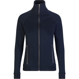 ID dame cardigan med lynlås, Navy, 4XL