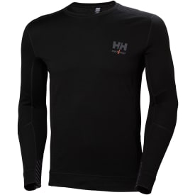 Helly Hansen Lifa undertrøje med merinould, Sort, 2XL