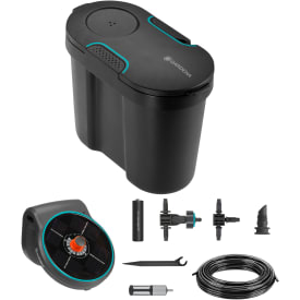 Gardena Aquabloom solcelledrevet vanningssett, M med vanntank