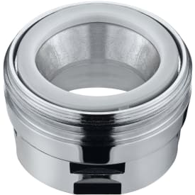 Forkromet messing adapter