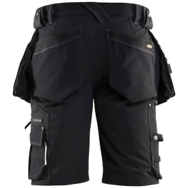 Blåkläder Workwear X1900 hantverksshorts med 4-vägsstretch, svart, st C62