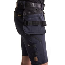 Blåkläder Workwear X1900 håndverksshorts med 4-veis stretch, marineblå/sort, str. C60