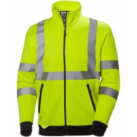 Helly Hansen Addvis cardigan full stretch, Hi-Vis Gul, 4XL