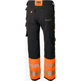 Helly Hansen ICU håndværkerbukser full stretch, Hi-vis Orange/Ebony, C56