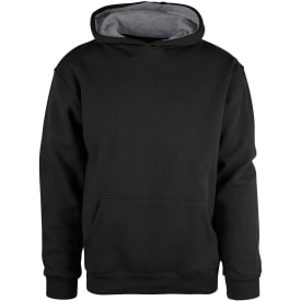 YOU Harlem børne hættetrøje, Sort/Grå, 4/6