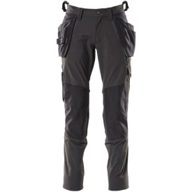 Mascot Accelerate arbeidsbukse med stretch, sort, str. 82C51