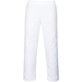 Portwest 2208 kokke/bager bukser, Hvid, 3XL