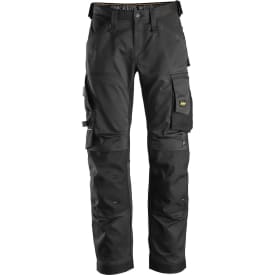 Snickers 6351 arbeidsbukse med stretch, sort, str. 256