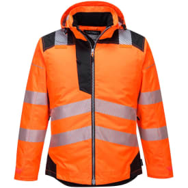 Portwest PW3 vinterjakke, Hi-Vis Orange/Sort, 3XL