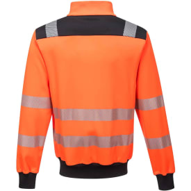 Portwest PW3 cardigan, Hi-Vis Orange/Sort, 5XL