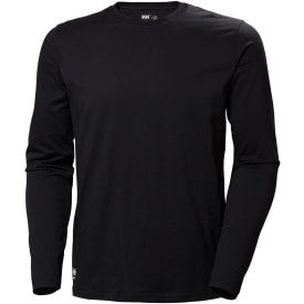 Helly Hansen Classic langærmet T-shirt, Sort, L