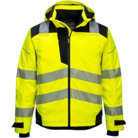Portwest PW3 skaljakke, Hi-vis Gul/Sort, 2XL