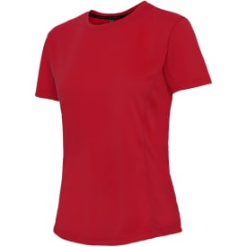 Pitch Stone Performance dame T-shirt, Red, L