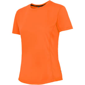 Pitch Stone Performance dame T-shirt, Orange, 3XL