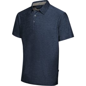Pitch Stone polo T-shirt, Navy melange, M