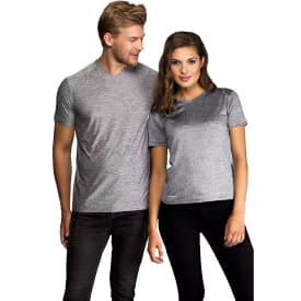 Pitch Stone dame T-shirt, Grey melange , 3XL