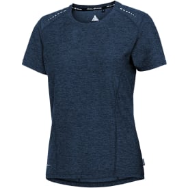Pitch Stone dame T-shirt, Navy melange, 2XL