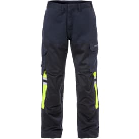 Fristads Flamestat arbejdsbukser 2165, Marine/Hi-Vis gul, C46
