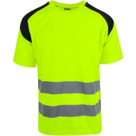 YOU Karlstad T-shirt, Hi-Vis Gul, 2XL