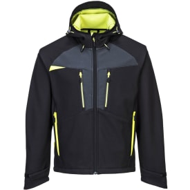 Portwest DX4 softshelljakke full stretch, Sort, 3XL